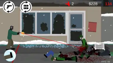 Screenshot von Flat Zombies: Cleanup and Defense 11