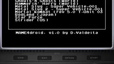 Screenshot von MAME4droid 3