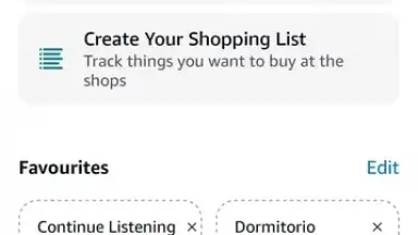 Screenshot von Amazon Alexa 1