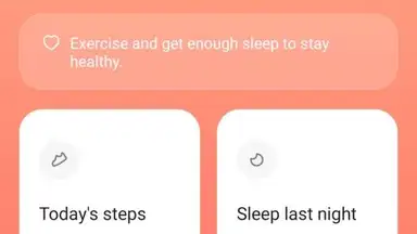 Screenshot von Mi Health 1