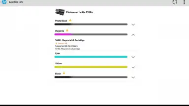 Screenshot von HP 8