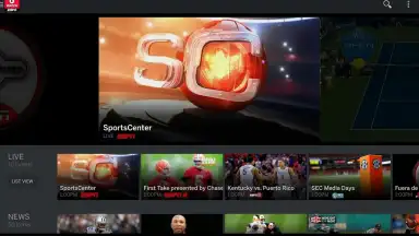 Screenshot von WatchESPN 8