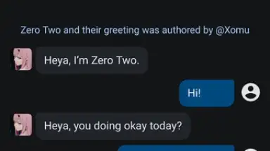 Screenshot von Character AI 20