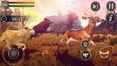 Screenshot von The Wild Wolf Animal Simulator 1