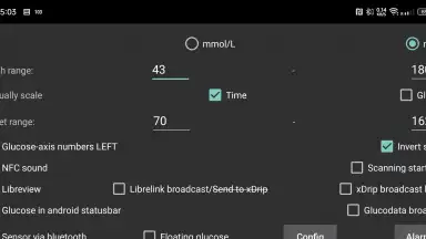 Screenshot von Juggluco 10