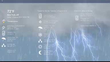 Screenshot von Weather XL PRO 6