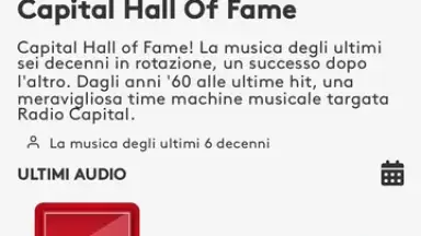Screenshot von Radio Capital 1