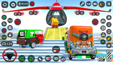 Screenshot von Tuk Tuk Taxi Driving Games 3D 4