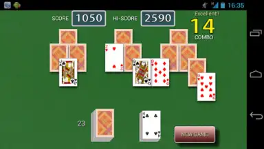 Screenshot von Tri Peaks Solitaire 1