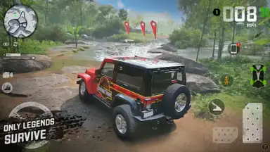 Screenshot von offroad SUV jeep 4x4 driving 2