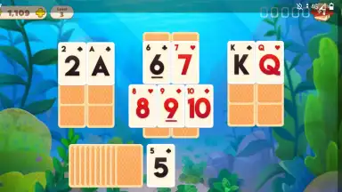 Screenshot von Undersea Solitaire Tripeaks 6