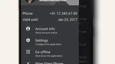 Screenshot von Silent Phone 5