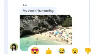 Screenshot von Google Messages 21