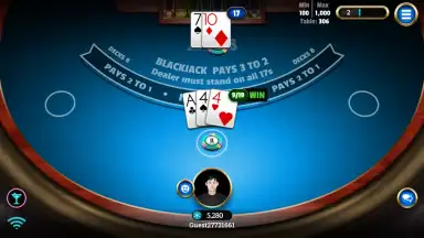 Screenshot von BlackJack 21 12