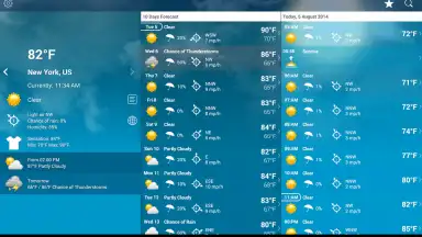 Screenshot von Weather XL PRO 7