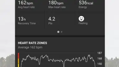Screenshot von Suunto 6