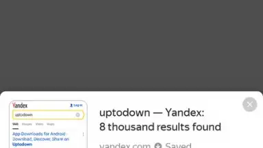 Screenshot von Yandex Browser Beta 3