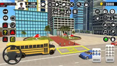 Screenshot von Offroad School Bus Driver Game 3
