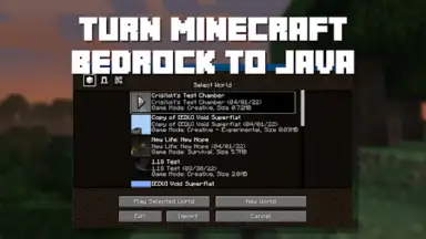 Screenshot von Java Edition UI for Minecraft 4