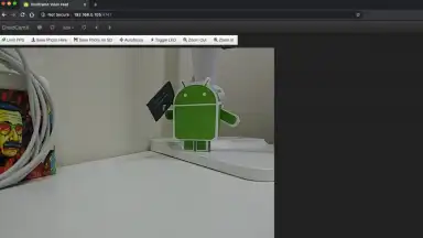 Screenshot von DroidCam 3