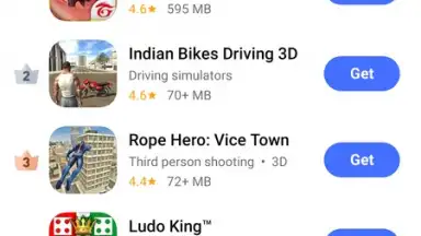 Screenshot von V-Appstore 7