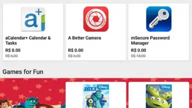 Screenshot von APPS CLUBE 1