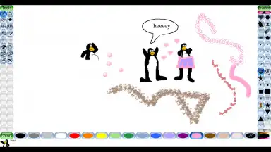 Screenshot von Tux Paint 4