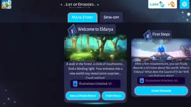 Screenshot von Eldarya 2