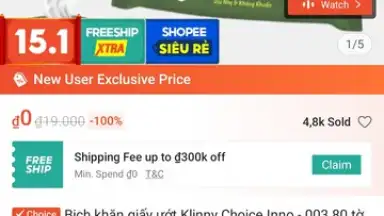 Screenshot von Shopee VN 5