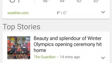 Screenshot von Google News and Weather 2