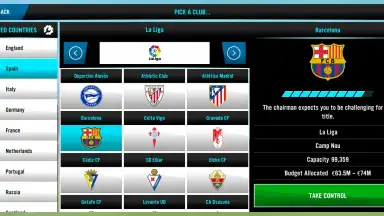 Screenshot von Soccer Manager 2021 6