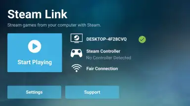 Screenshot von Steam Link 1