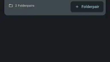 Screenshot von FolderSync 5