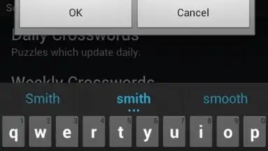 Screenshot von Crossword Puzzle 6
