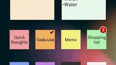 Screenshot von ColorNote Notepad 5