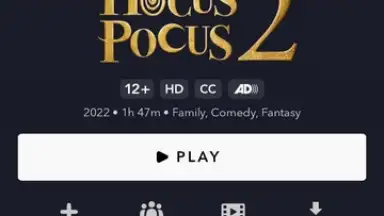 Screenshot von Disney+ 2