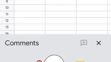Screenshot von Google Sheets 17