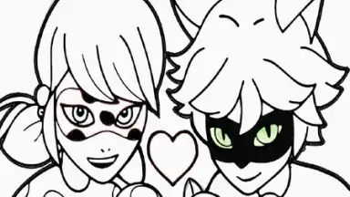 Screenshot von Coloring Ladybug & Blackcat 3
