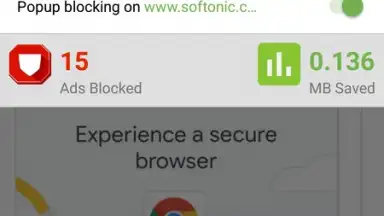Screenshot von Free Adblocker Browser 5