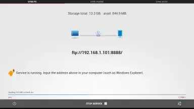 Screenshot von Software Data Cable 16