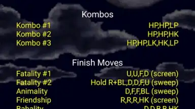 Screenshot von Mortal Kombat Moves 2