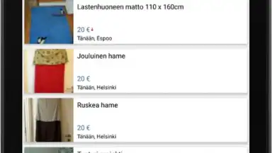 Screenshot von Tori.fi 1