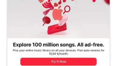 Screenshot von Apple Music 5