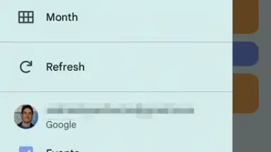 Screenshot von Google Calendar 4