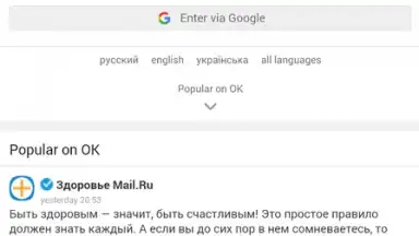 Screenshot von Yandex Browser Lite 6