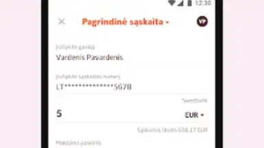 Screenshot von Swedbank 5