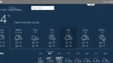 Screenshot von SSuite Dune Weather App 2