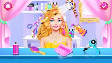 Screenshot von Hair Nail Salon: Makeup Games 1