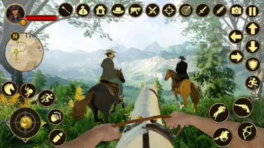 Screenshot von West Cowboy Games Horse Riding 8