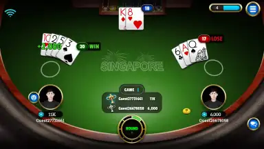 Screenshot von BlackJack 21 7